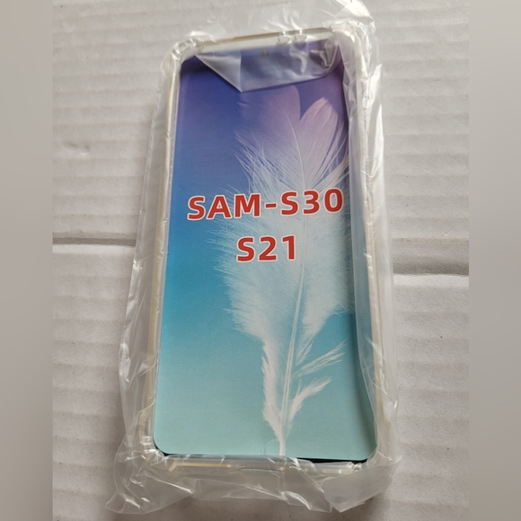 IMBZBK Samsung S21 / S30 Cases Black and Clear with 2 Screen Protectors - Picture 4 of 10